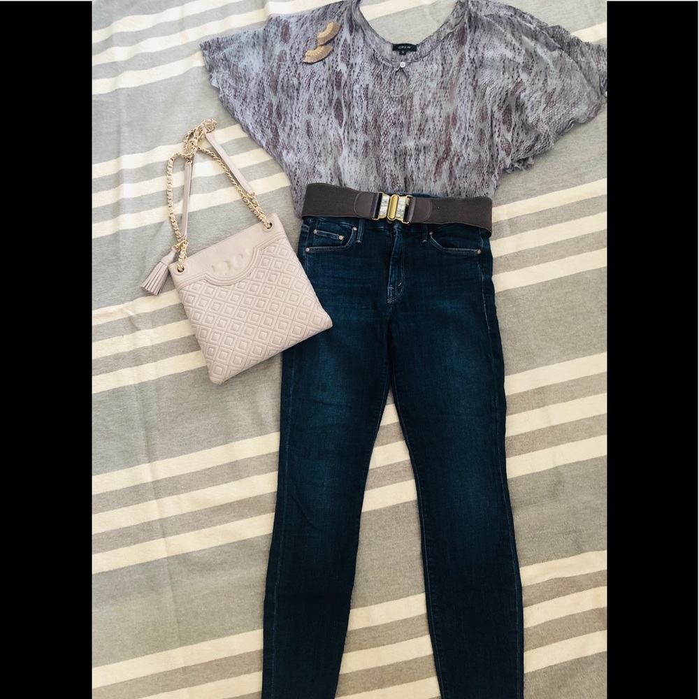 I*MOTHER*I ‘Looker Ankle Fray’ Jeans